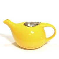 Желтый заварочный чайник Fissman 1,3л TP-9203.1300