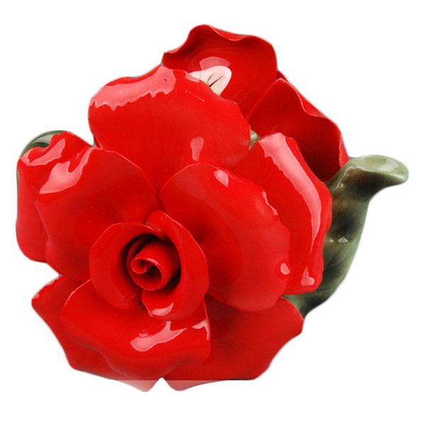 Чайник декоративный Lefard "Роза" 11 см 461-119