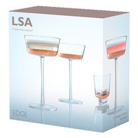 Набор бокалов для шампанского LSA international Edge 2пр 32541