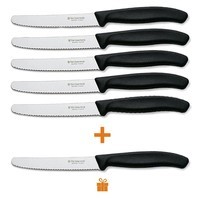 Фото Комплект кухонных ножей Victorinox 6.7833 5 шт + 1 шт в подарок