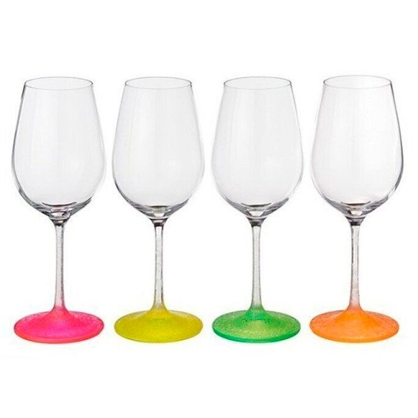 Набор бокалов для вина Bohemia Rainbow 4 шт 820 мл 40767/820S/D4641