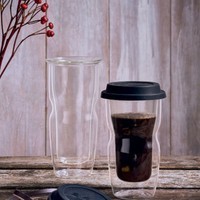 Фото Чашка Luigi Bormioli Thermic Glass Coffee To Go с крышкой 460 мл 12836/01