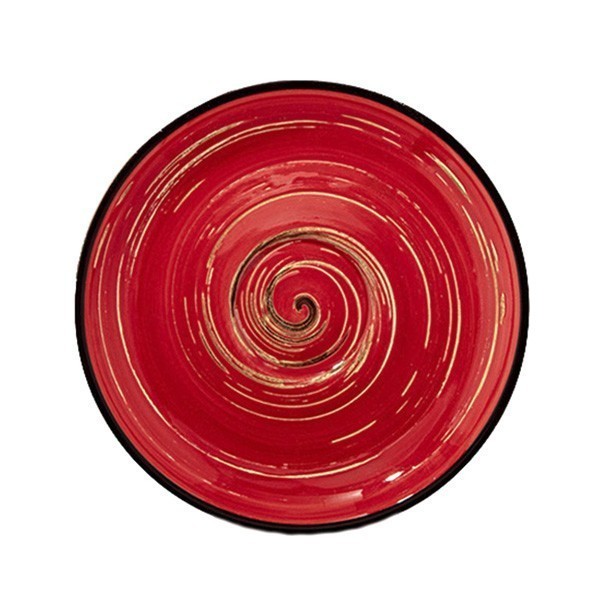 Блюдце Wilmax Spiral Red 15 см WL-669236 / B