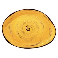 Фото Блюдо Wilmax Spiral Yellow 33 х 24,5 см WL-669442 / A
