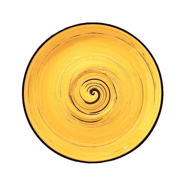 Блюдце Wilmax Spiral Yellow 15 см WL-669436 / B