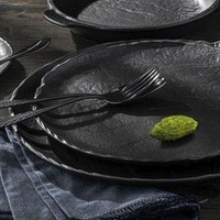 Комплект тарелок Wilmax Slatestone Black 25,5 см 6 шт