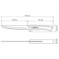 Нож Tramontina Churrasco Black 15,2 см 22840/106