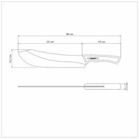 Нож Tramontina Churrasco 23,3 см 22844/110
