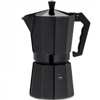 Кофеварка гейзерная Kela Italia, 450 мл, 9 чашек черная 10555
