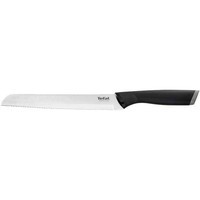 Фото Нож для хлеба Tefal Comfort, с чехлом, 20 см, черный K2213444